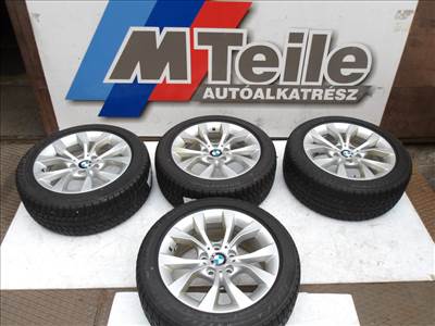 (ÁR/DB)[GYÁRI HASZNÁLT] BMW KERÉKSZETT &quot;V Spoke 318&quot; + - BRIDGESTONE BLIZZAK LM 25('*'; RSC) | 225/50R17 94H | DOT 3918 5.67MM | X1 E84 | (7.5Jx17 ET:34) | 36 11 6789141